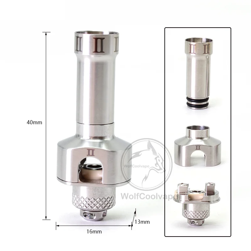WOLFCOOLVAPE NT2U スタイル RBA ブリッ - Vaping Air のレビューと価格