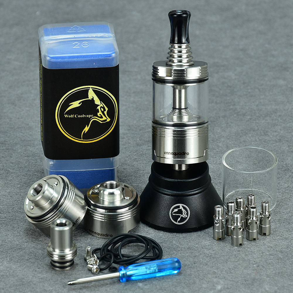 Wolfcoolvape Moka mtl RTA 再構築可 - Vaping Air のレビューと価格