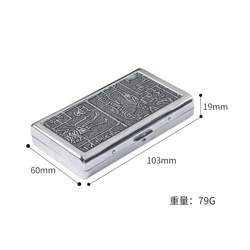 粗い、中細い、細い三種類のタバコケース、携帯用金属製耐圧タバ - Smoking & Vaping Accessories のレビューと価格
