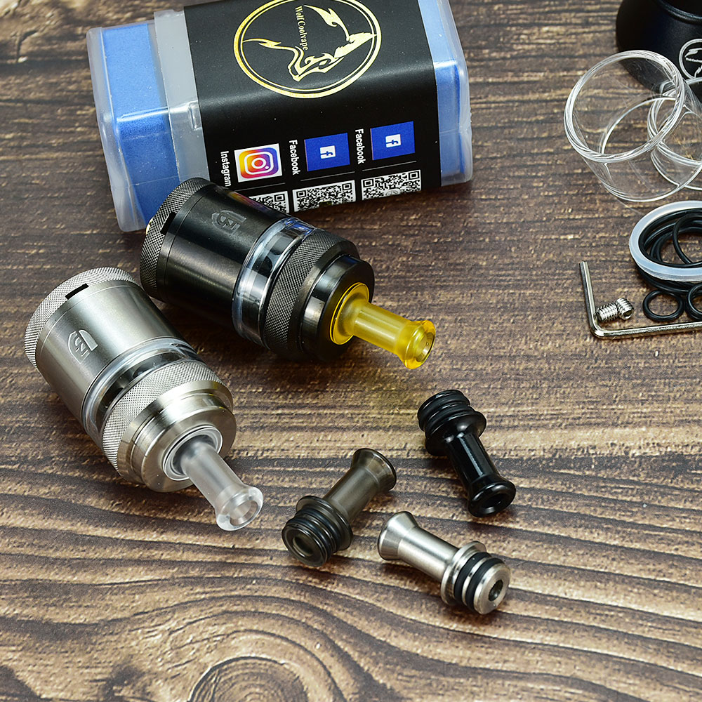 ガラス製ドリップチップと510エアピンを備えたバーサーカーミ - Vaping Air のレビューと価格