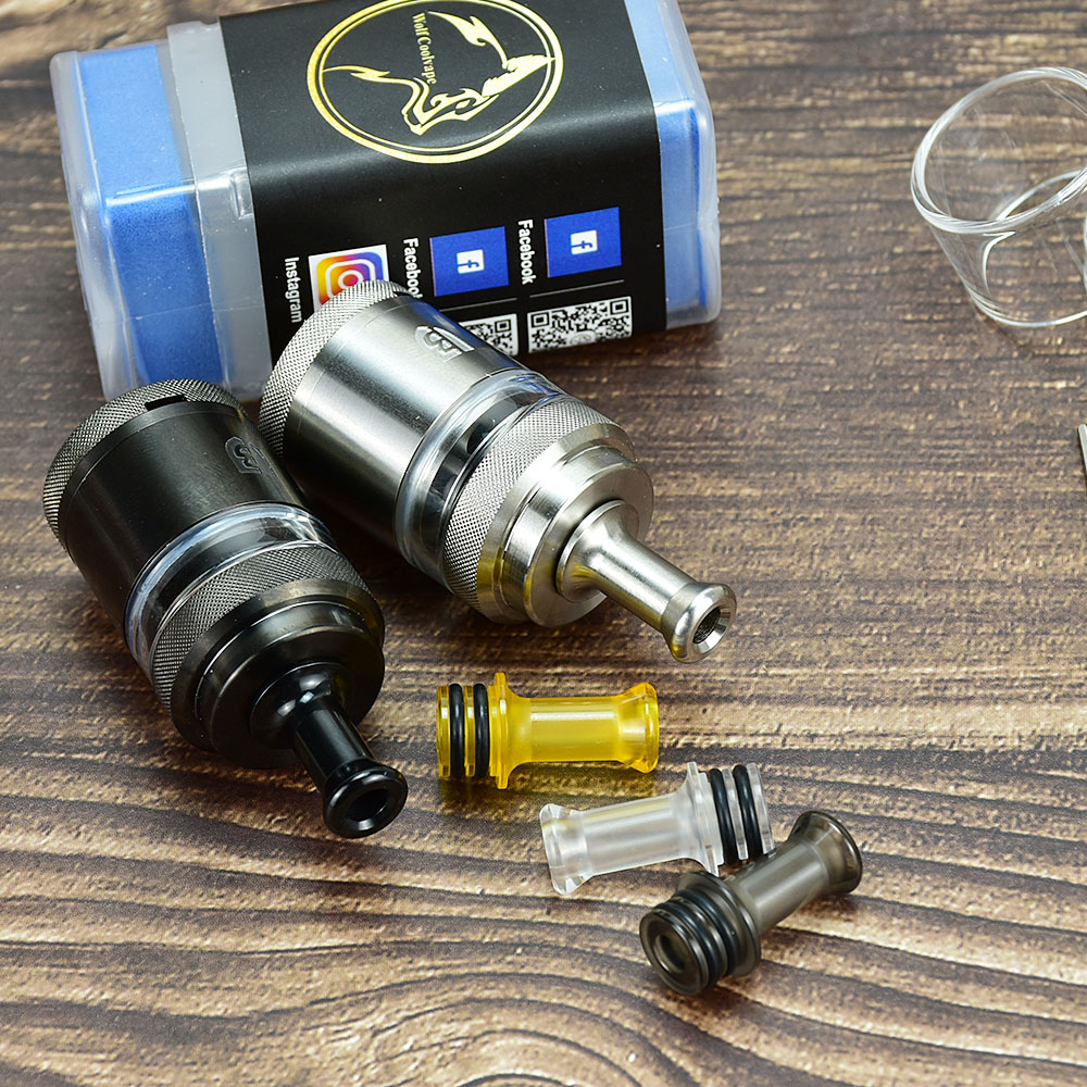 ガラス製ドリップチップと510エアピンを備えたバーサーカーミ - Vaping Air のレビューと価格